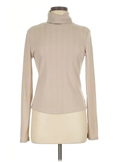 Pre-owned Shein Long Sleeve Turtleneck In Brown