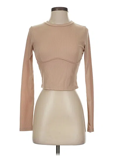 Pre-owned Shein Long Sleeve Turtleneck In Brown