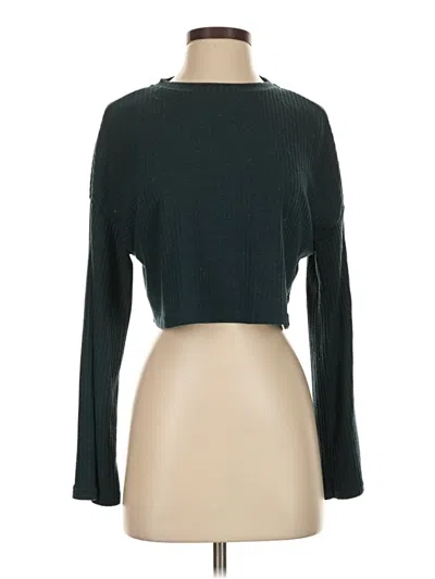 Pre-owned Shein Long Sleeve Turtleneck In Green