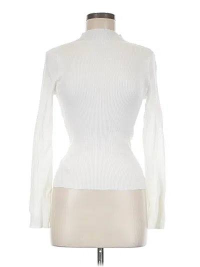 Pre-owned Shein Long Sleeve Turtleneck In Ivory