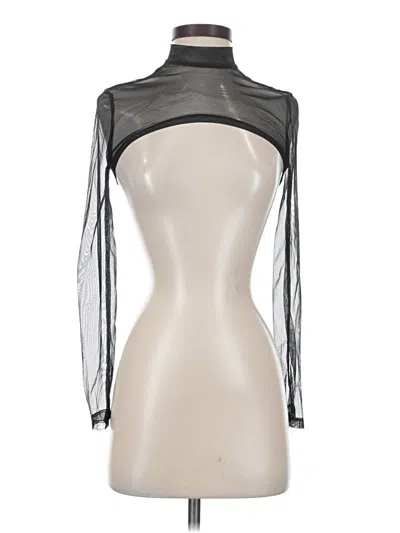 Pre-owned Shein Long Sleeve Turtleneck In Silver