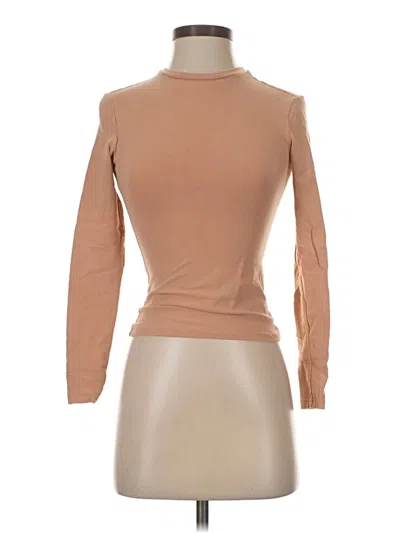 Pre-owned Shein Long Sleeve Turtleneck In Tan