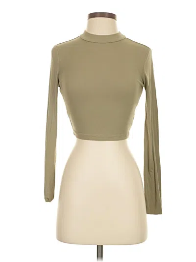 Pre-owned Shein Long Sleeve Turtleneck In Tan