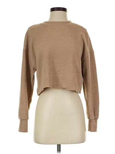 Pre-owned Shein Long Sleeve Turtleneck In Tan