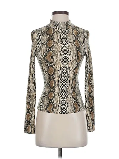 Pre-owned Shein Long Sleeve Turtleneck In White