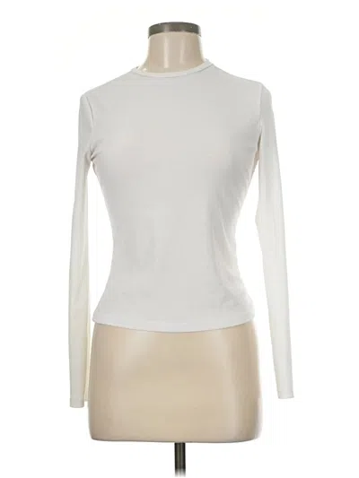 Pre-owned Shein Long Sleeve Turtleneck In White