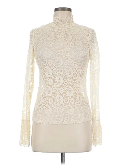 Pre-owned Shein Long Sleeve Turtleneck In White