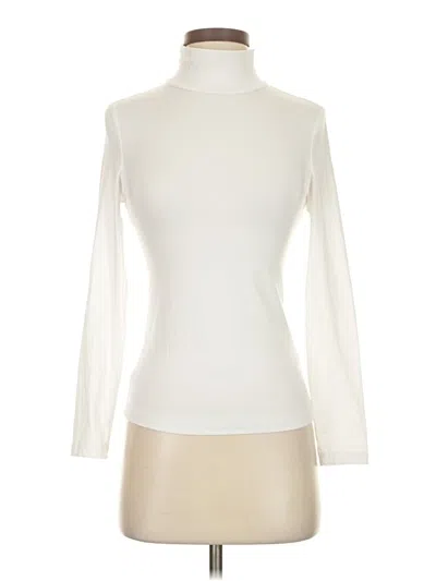 Pre-owned Shein Long Sleeve Turtleneck In White