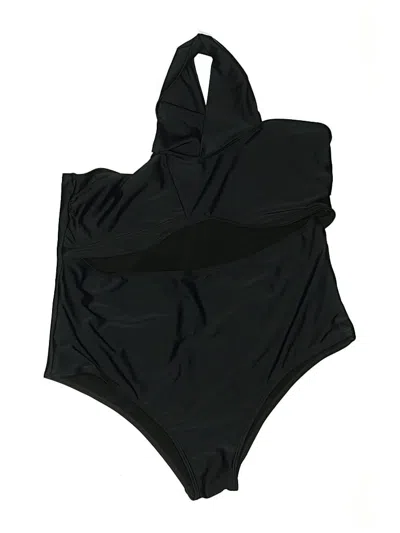 Pre-owned Shein One Piece Swimsuit In Black
