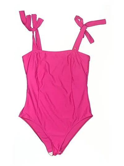 Pre-owned Shein One Piece Swimsuit In Pink