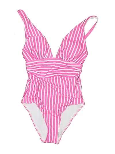 Pre-owned Shein One Piece Swimsuit In Pink