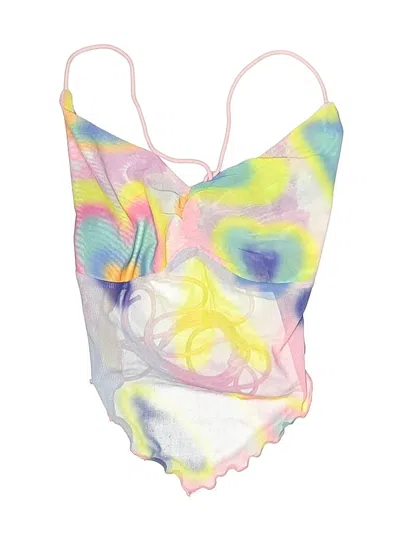 Pre-owned Shein One Piece Swimsuit In White