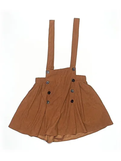 Pre-owned Shein Overall Shorts In Brown
