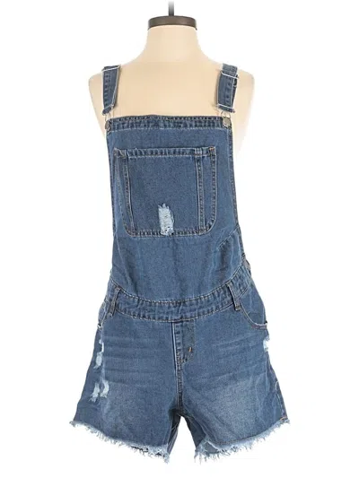 Pre-owned Shein Overalls In Blue