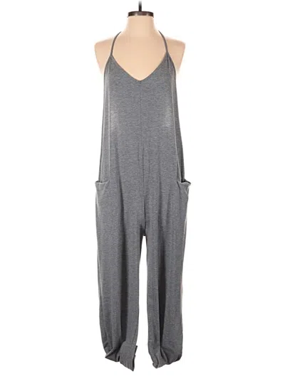 Pre-owned Shein Overalls In Gray