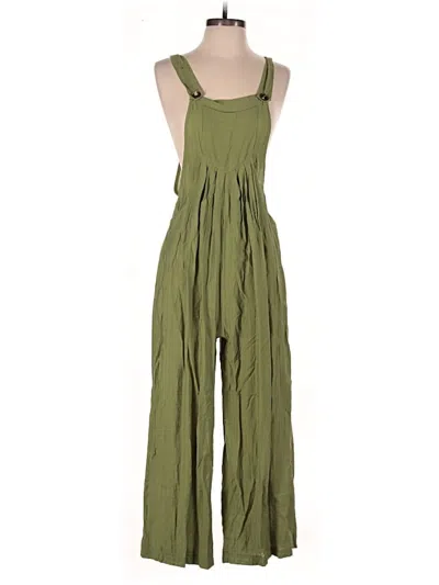 Pre-owned Shein Overalls In Green