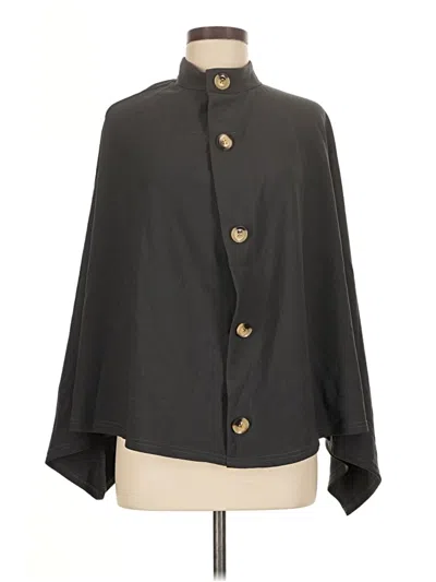 Pre-owned Shein Poncho In Black