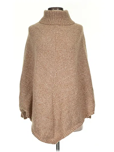 Pre-owned Shein Poncho In Brown