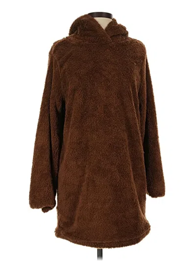 Pre-owned Shein Poncho In Brown