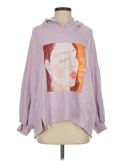 Pre-owned Shein Poncho In Purple