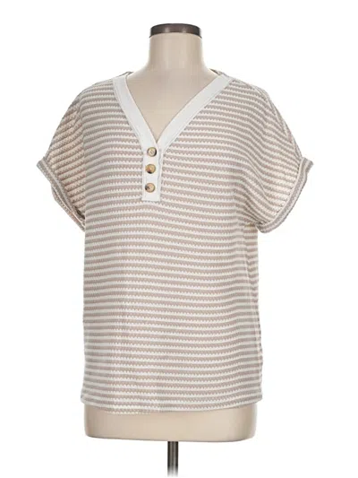 Pre-owned Shein Poncho In Tan
