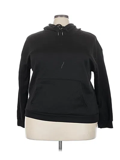Pre-owned Shein Pullover Hoodie In Black