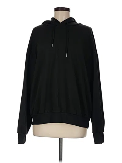 Pre-owned Shein Pullover Hoodie In Black