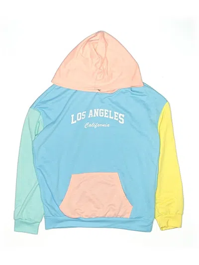 Pre-owned Shein Kids' Pullover Hoodie In Blue