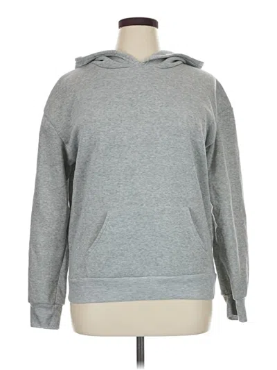 Pre-owned Shein Pullover Hoodie In Gray