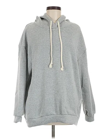 Pre-owned Shein Pullover Hoodie In Gray