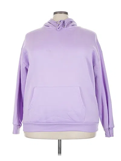 Pre-owned Shein Pullover Hoodie In Purple