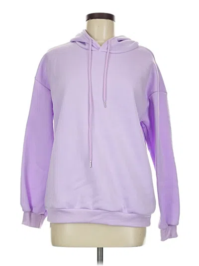 Pre-owned Shein Pullover Hoodie In Purple