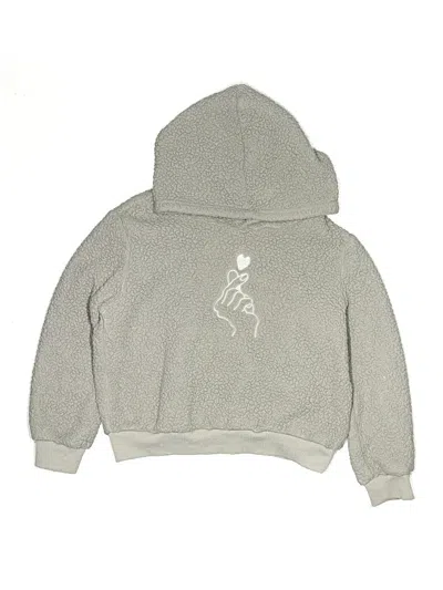 Pre-owned Shein Kids' Pullover Hoodie In Silver