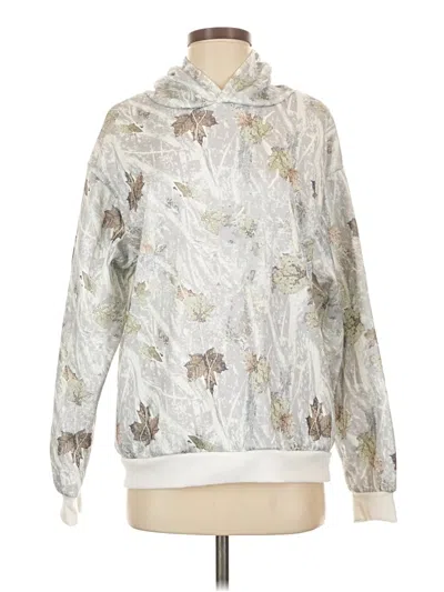 Pre-owned Shein Pullover Hoodie In Silver