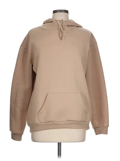 Pre-owned Shein Pullover Hoodie In Tan
