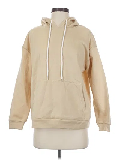 Pre-owned Shein Pullover Hoodie In Tan