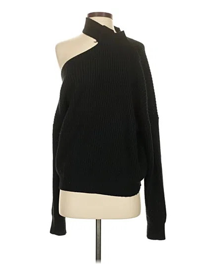 Pre-owned Shein Pullover Sweater In Black