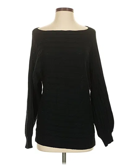 Pre-owned Shein Pullover Sweater In Black