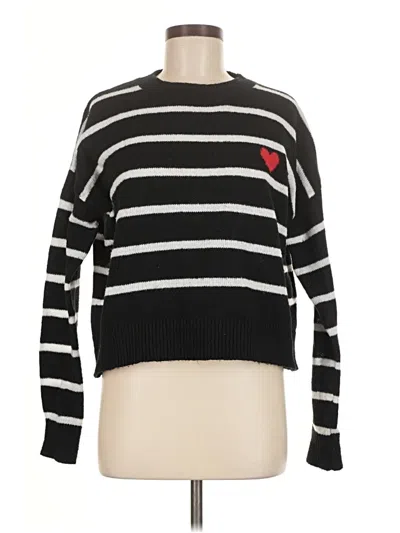 Pre-owned Shein Pullover Sweater In Black