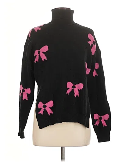 Pre-owned Shein Pullover Sweater In Black