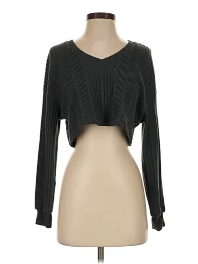 Pre-owned Shein Pullover Sweater In Black