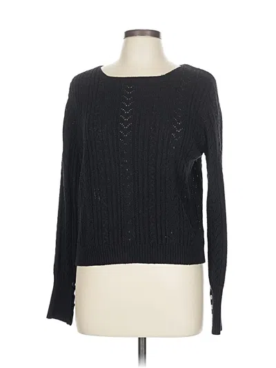 Pre-owned Shein Pullover Sweater In Black