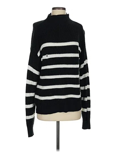 Pre-owned Shein Pullover Sweater In Black