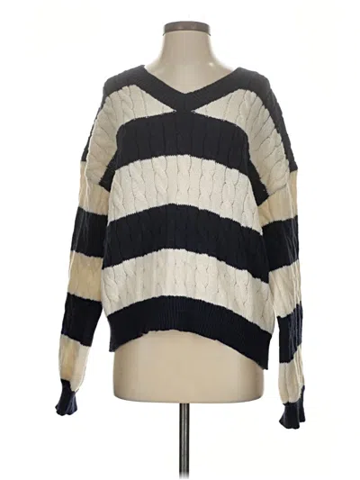 Pre-owned Shein Pullover Sweater In Black