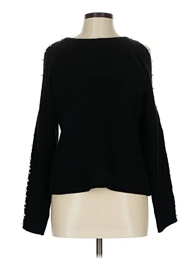 Pre-owned Shein Pullover Sweater In Black