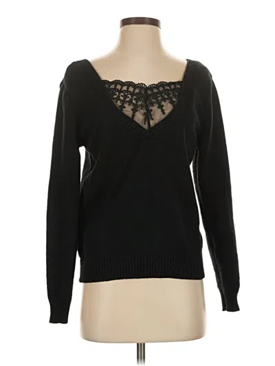 Pre-owned Shein Pullover Sweater In Black