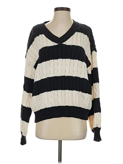 Pre-owned Shein Pullover Sweater In Black