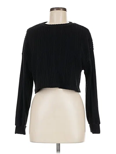 Pre-owned Shein Pullover Sweater In Black