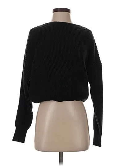 Pre-owned Shein Pullover Sweater In Black