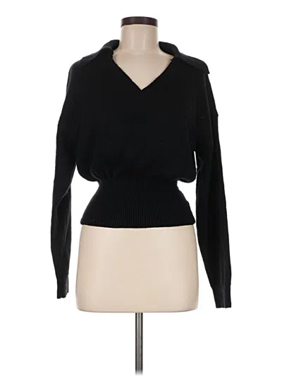 Pre-owned Shein Pullover Sweater In Black